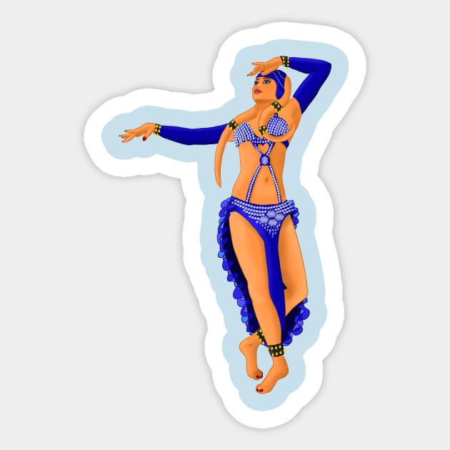 An Angel Dances Sticker by The Cantina Marketplace